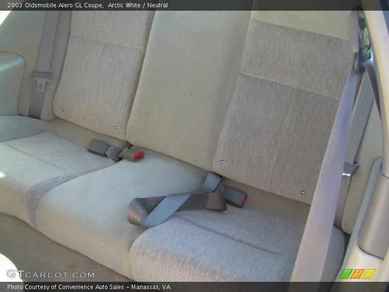 Arctic White / Neutral 2003 Oldsmobile Alero GL Coupe