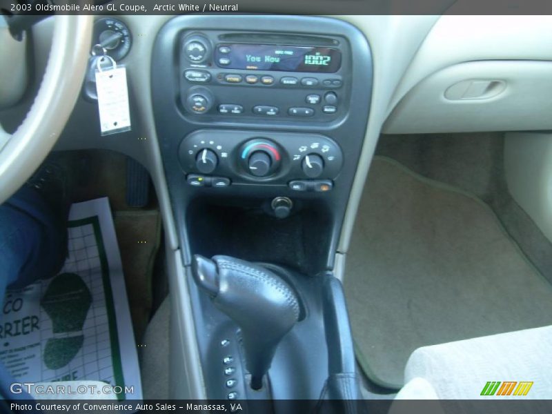 Arctic White / Neutral 2003 Oldsmobile Alero GL Coupe