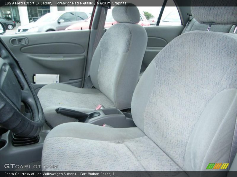 Toreador Red Metallic / Medium Graphite 1999 Ford Escort LX Sedan