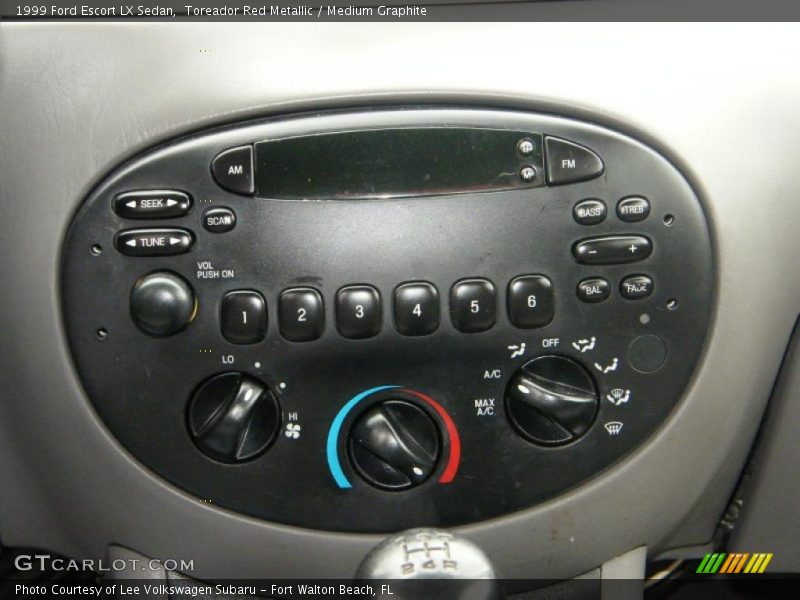 Toreador Red Metallic / Medium Graphite 1999 Ford Escort LX Sedan