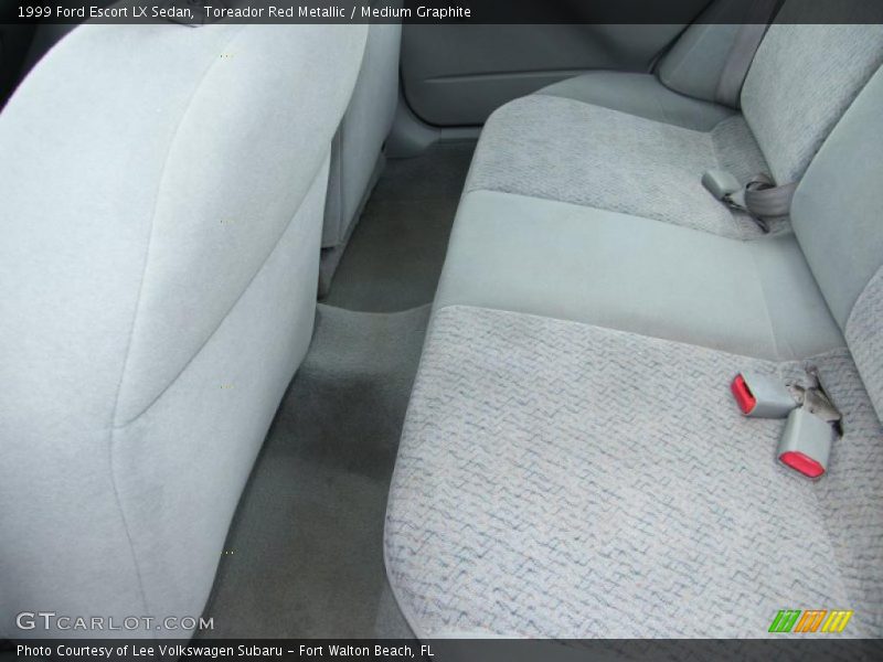 Toreador Red Metallic / Medium Graphite 1999 Ford Escort LX Sedan