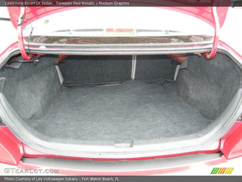 Toreador Red Metallic / Medium Graphite 1999 Ford Escort LX Sedan