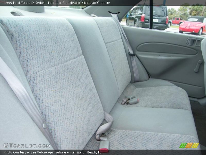 Toreador Red Metallic / Medium Graphite 1999 Ford Escort LX Sedan