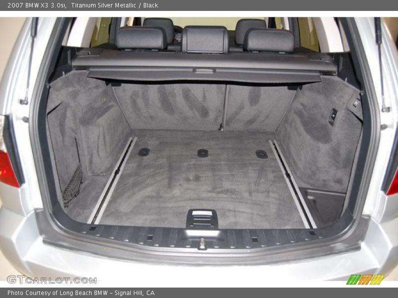 Titanium Silver Metallic / Black 2007 BMW X3 3.0si