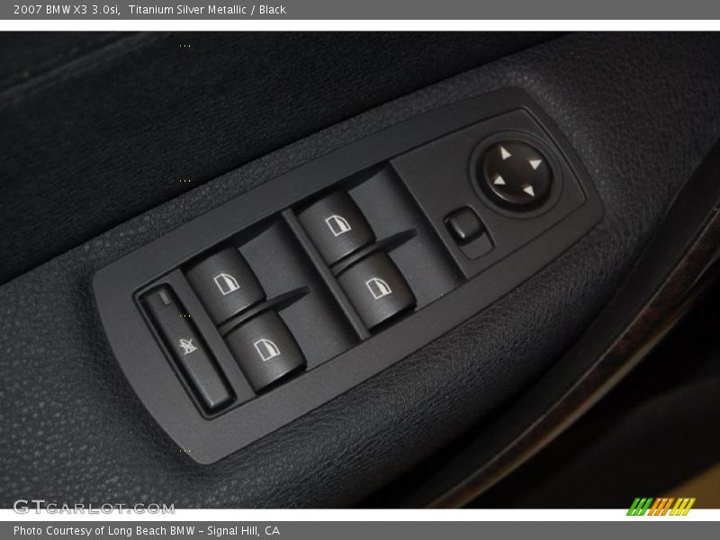 Titanium Silver Metallic / Black 2007 BMW X3 3.0si