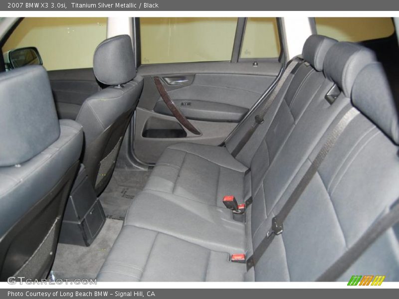 Titanium Silver Metallic / Black 2007 BMW X3 3.0si