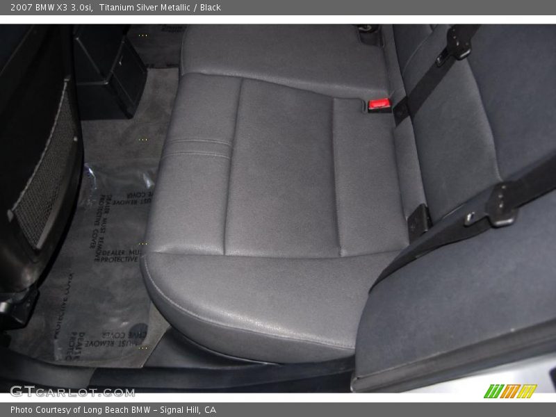Titanium Silver Metallic / Black 2007 BMW X3 3.0si