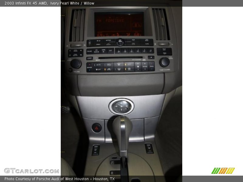 Ivory Pearl White / Willow 2003 Infiniti FX 45 AWD