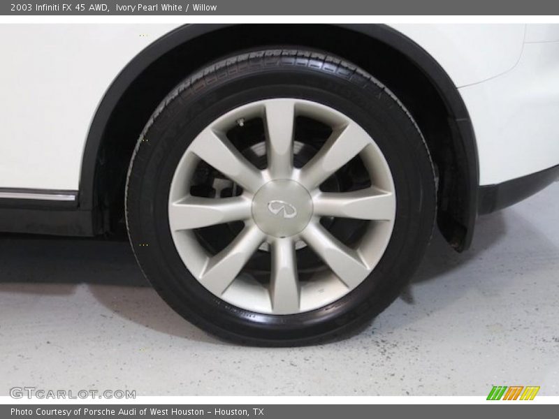 Ivory Pearl White / Willow 2003 Infiniti FX 45 AWD