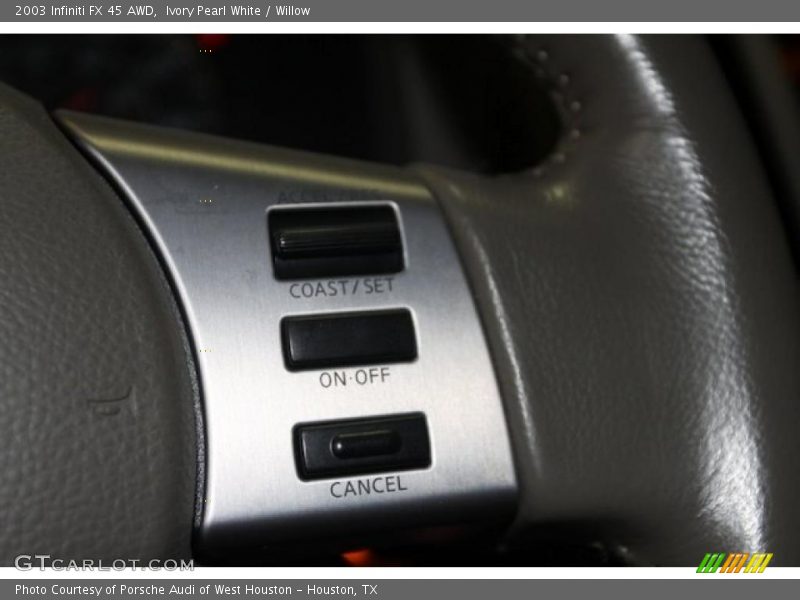 Ivory Pearl White / Willow 2003 Infiniti FX 45 AWD