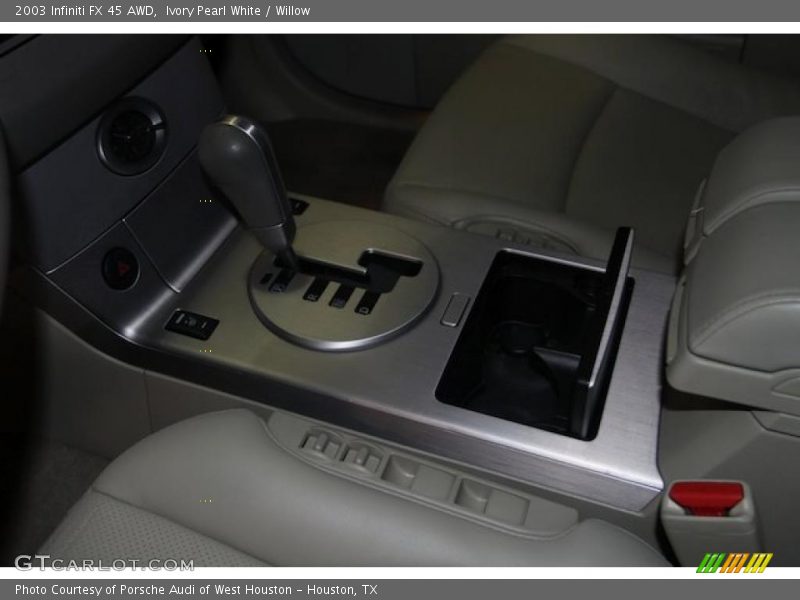 Ivory Pearl White / Willow 2003 Infiniti FX 45 AWD