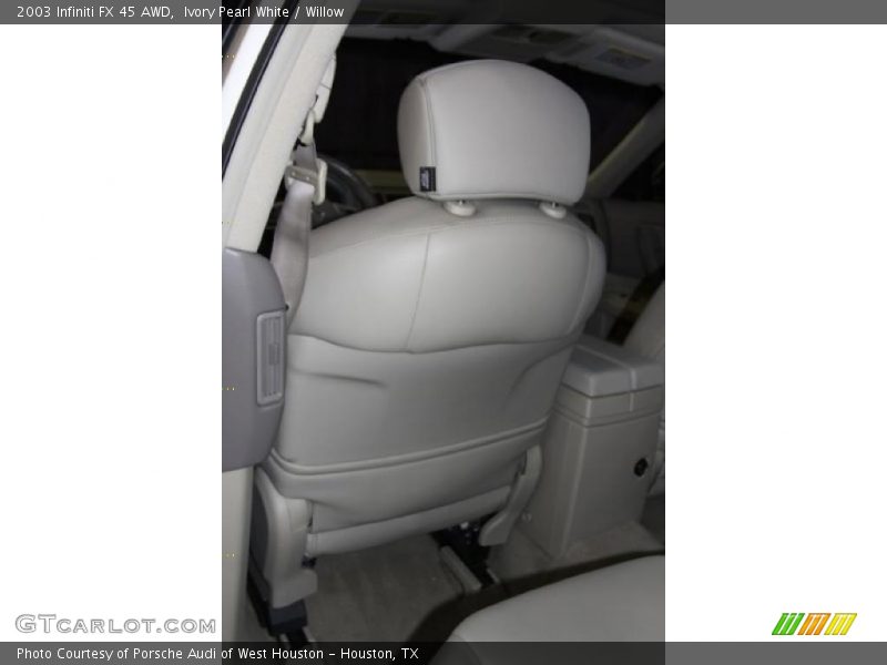 Ivory Pearl White / Willow 2003 Infiniti FX 45 AWD