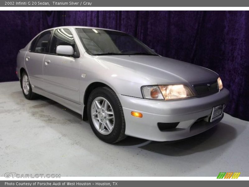 Titanium Silver / Gray 2002 Infiniti G 20 Sedan