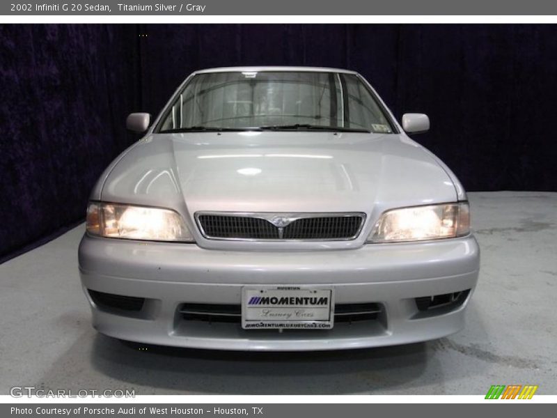 Titanium Silver / Gray 2002 Infiniti G 20 Sedan