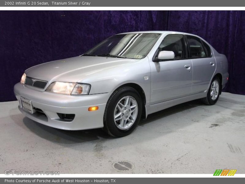 Titanium Silver / Gray 2002 Infiniti G 20 Sedan
