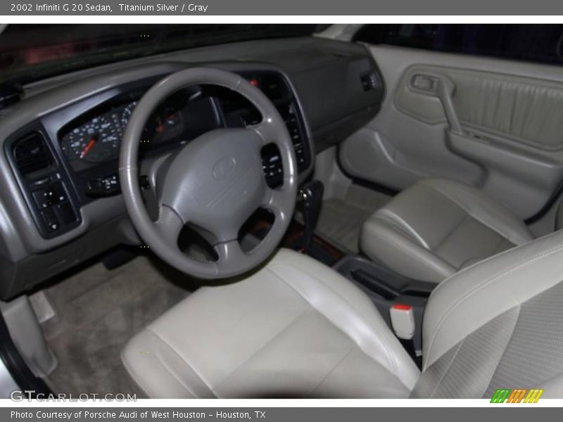Titanium Silver / Gray 2002 Infiniti G 20 Sedan