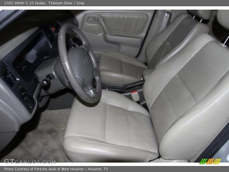 Titanium Silver / Gray 2002 Infiniti G 20 Sedan