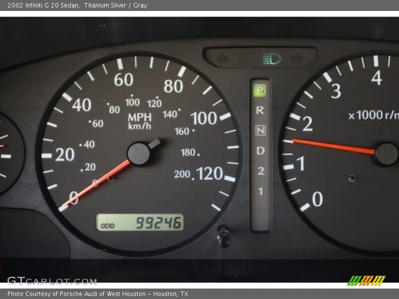 Titanium Silver / Gray 2002 Infiniti G 20 Sedan