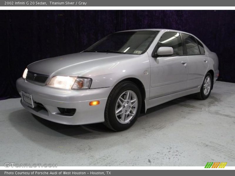 Titanium Silver / Gray 2002 Infiniti G 20 Sedan