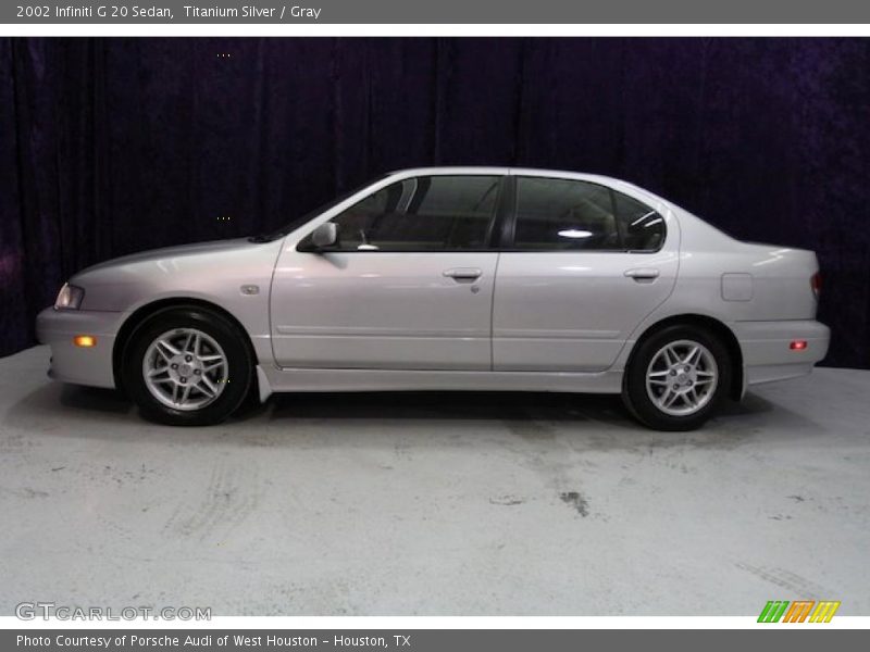 Titanium Silver / Gray 2002 Infiniti G 20 Sedan
