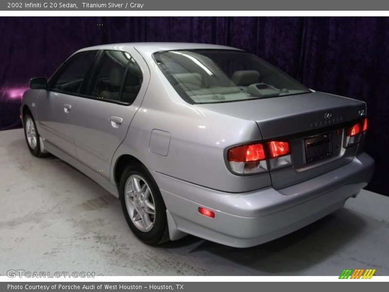 Titanium Silver / Gray 2002 Infiniti G 20 Sedan