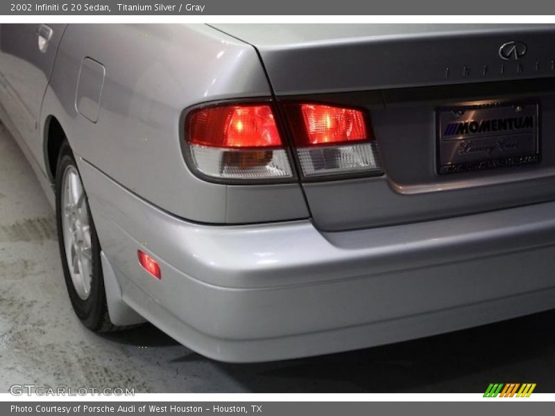 Titanium Silver / Gray 2002 Infiniti G 20 Sedan