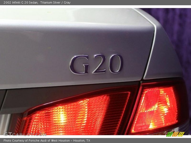 Titanium Silver / Gray 2002 Infiniti G 20 Sedan