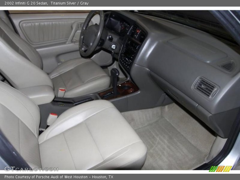 Titanium Silver / Gray 2002 Infiniti G 20 Sedan