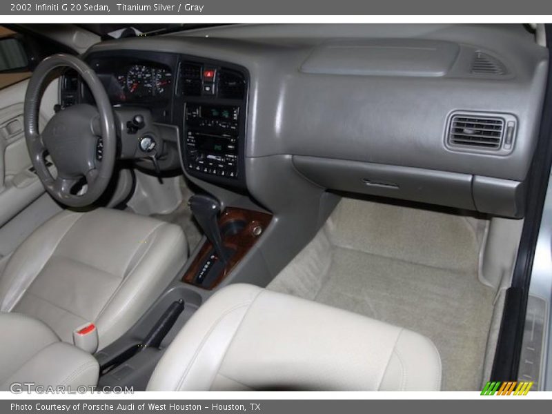 Titanium Silver / Gray 2002 Infiniti G 20 Sedan