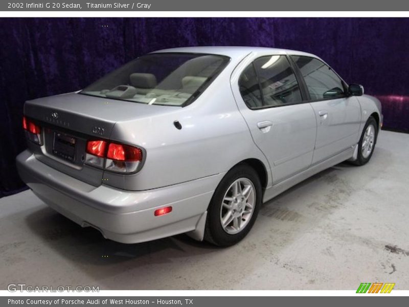 Titanium Silver / Gray 2002 Infiniti G 20 Sedan