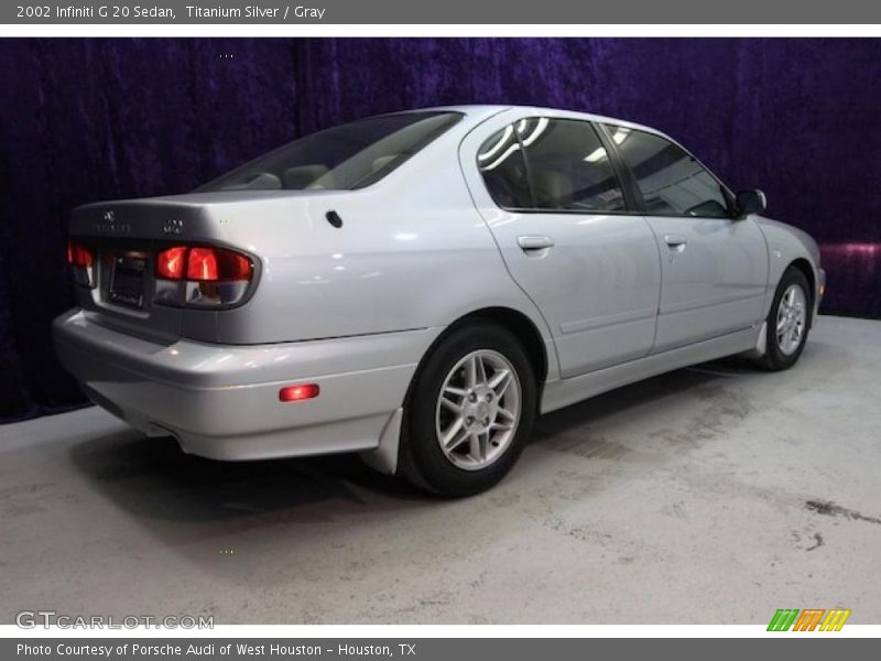Titanium Silver / Gray 2002 Infiniti G 20 Sedan