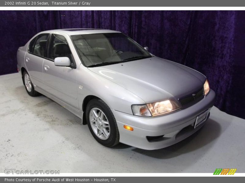 Titanium Silver / Gray 2002 Infiniti G 20 Sedan