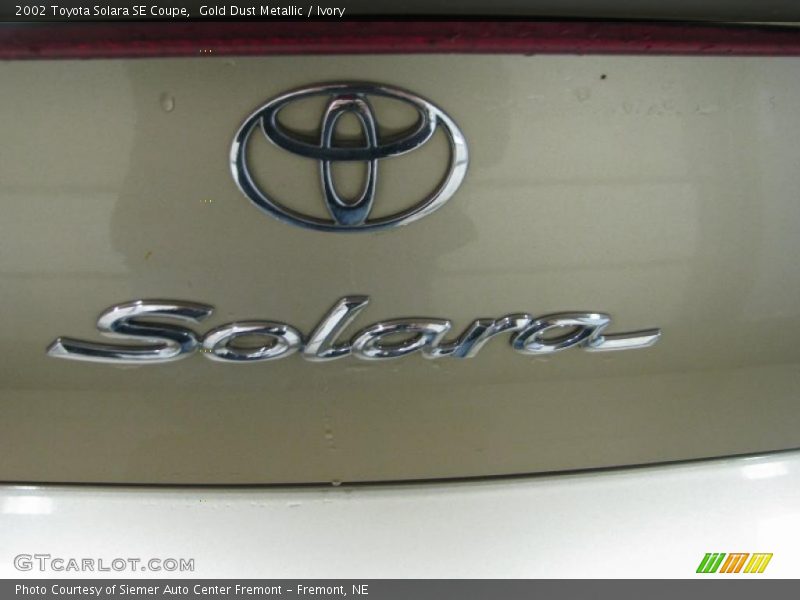 Gold Dust Metallic / Ivory 2002 Toyota Solara SE Coupe