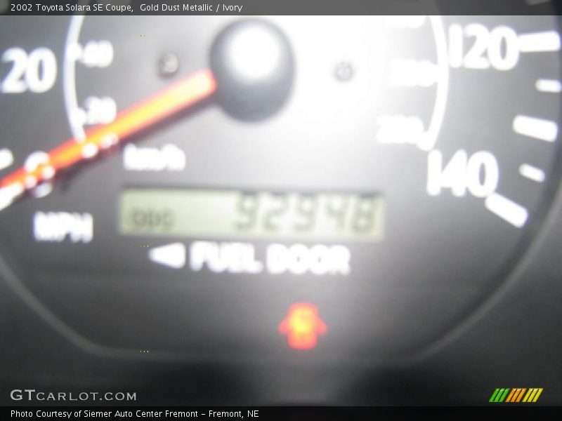 Gold Dust Metallic / Ivory 2002 Toyota Solara SE Coupe