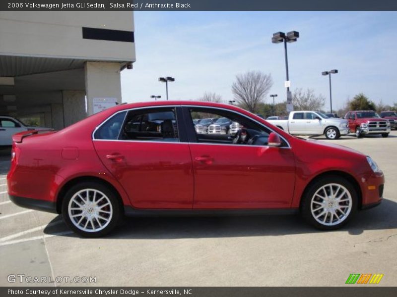 Salsa Red / Anthracite Black 2006 Volkswagen Jetta GLI Sedan
