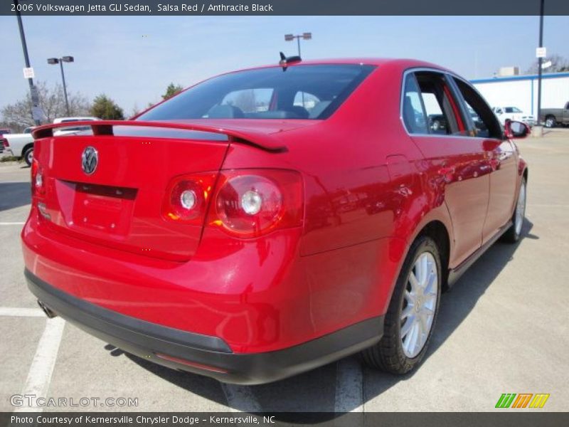 Salsa Red / Anthracite Black 2006 Volkswagen Jetta GLI Sedan