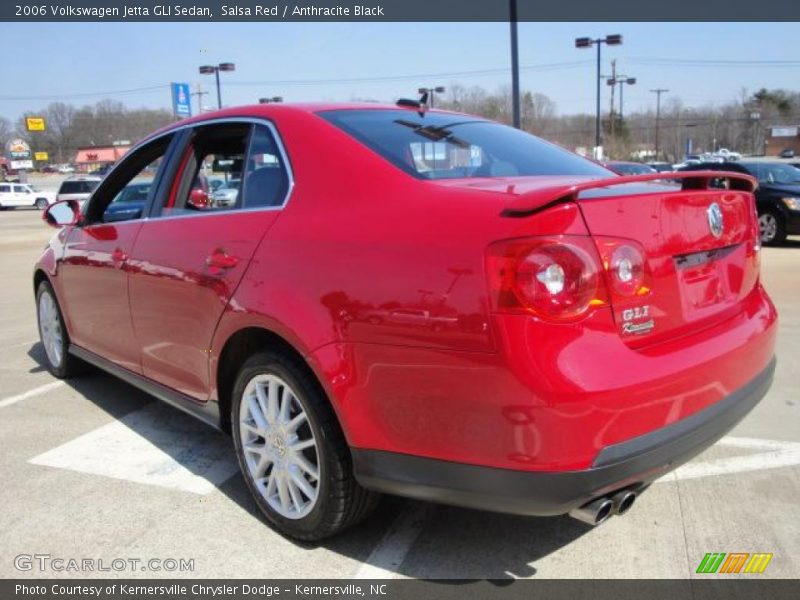 Salsa Red / Anthracite Black 2006 Volkswagen Jetta GLI Sedan