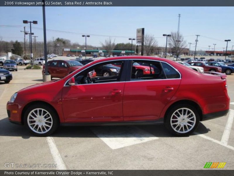 Salsa Red / Anthracite Black 2006 Volkswagen Jetta GLI Sedan