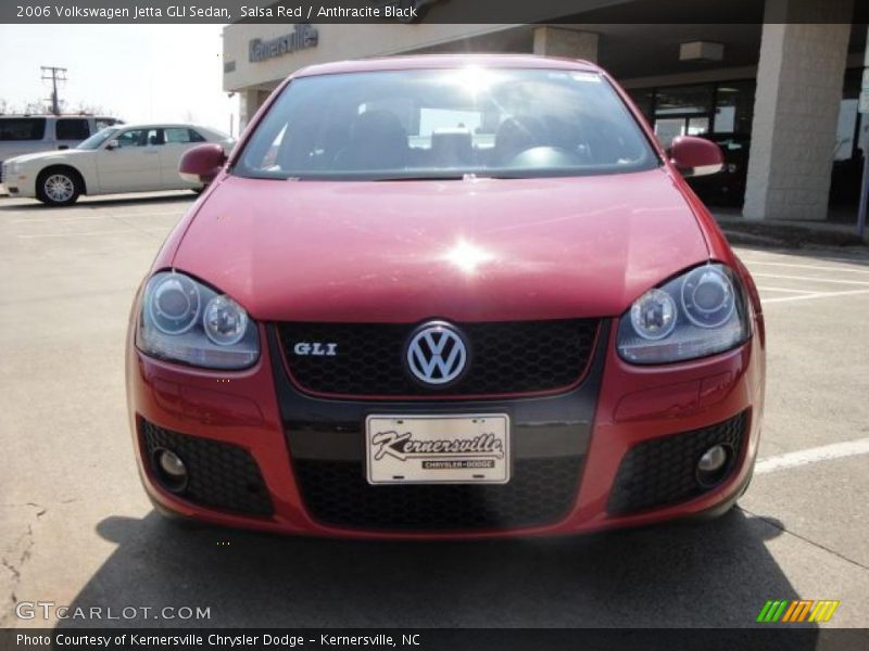 Salsa Red / Anthracite Black 2006 Volkswagen Jetta GLI Sedan