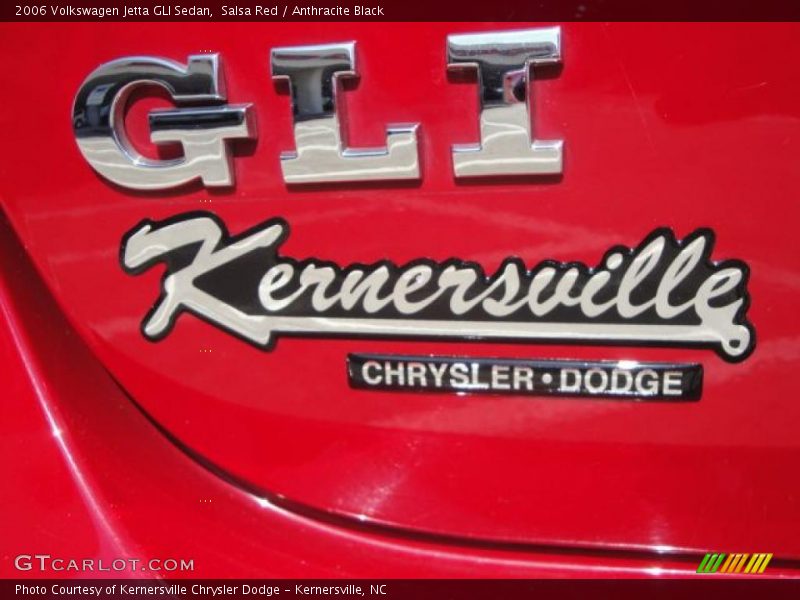 Salsa Red / Anthracite Black 2006 Volkswagen Jetta GLI Sedan