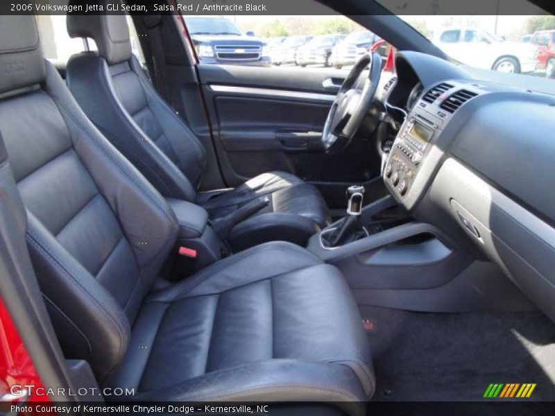 Salsa Red / Anthracite Black 2006 Volkswagen Jetta GLI Sedan