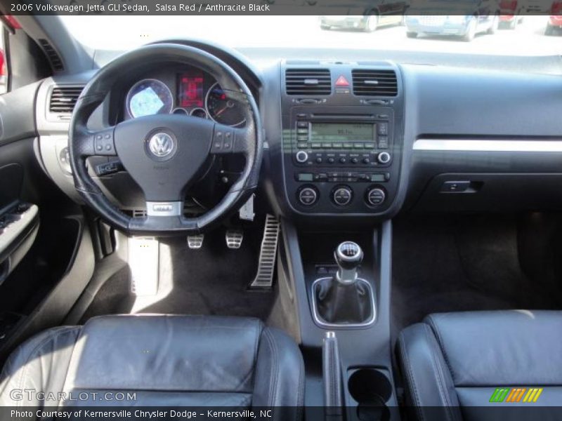 Salsa Red / Anthracite Black 2006 Volkswagen Jetta GLI Sedan