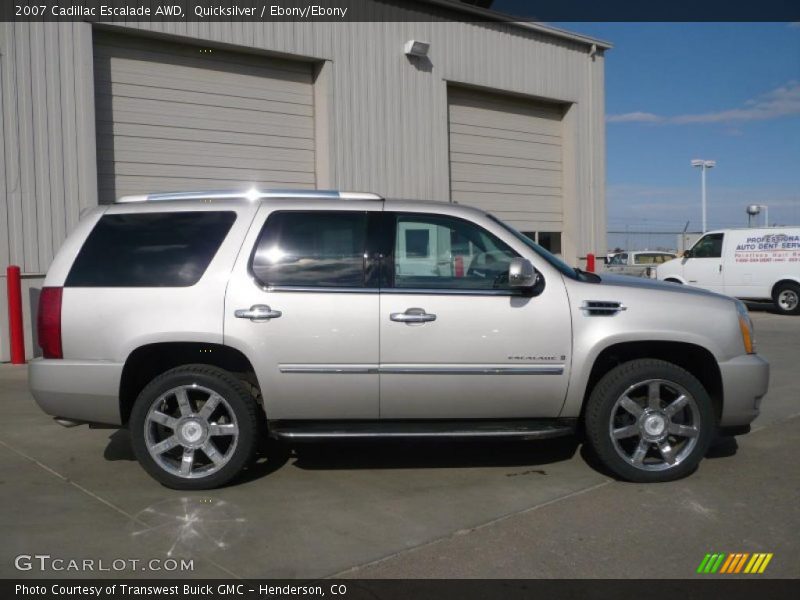 Quicksilver / Ebony/Ebony 2007 Cadillac Escalade AWD