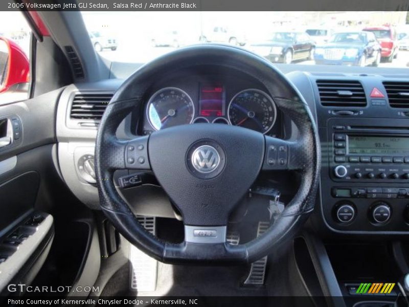 Salsa Red / Anthracite Black 2006 Volkswagen Jetta GLI Sedan