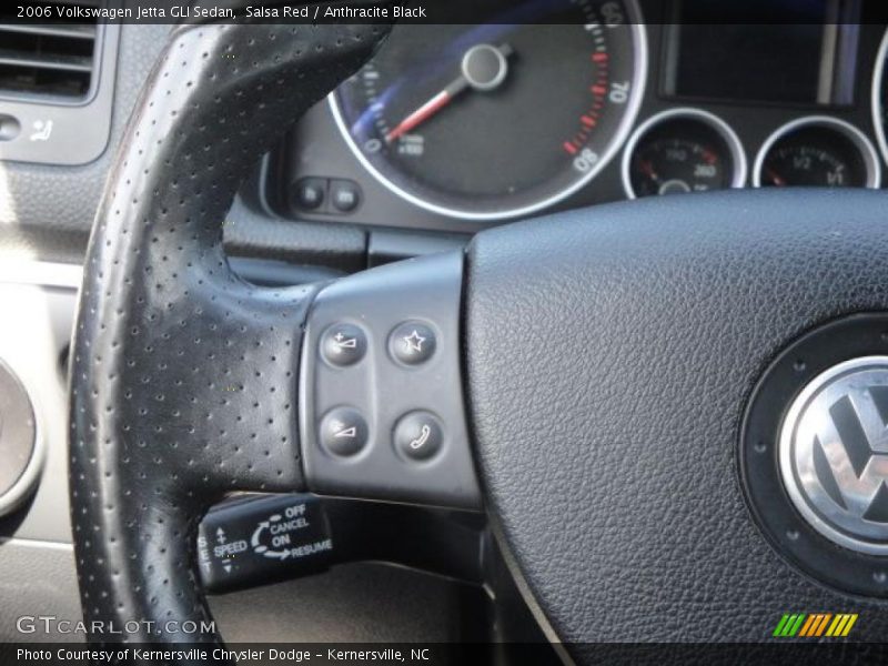 Salsa Red / Anthracite Black 2006 Volkswagen Jetta GLI Sedan
