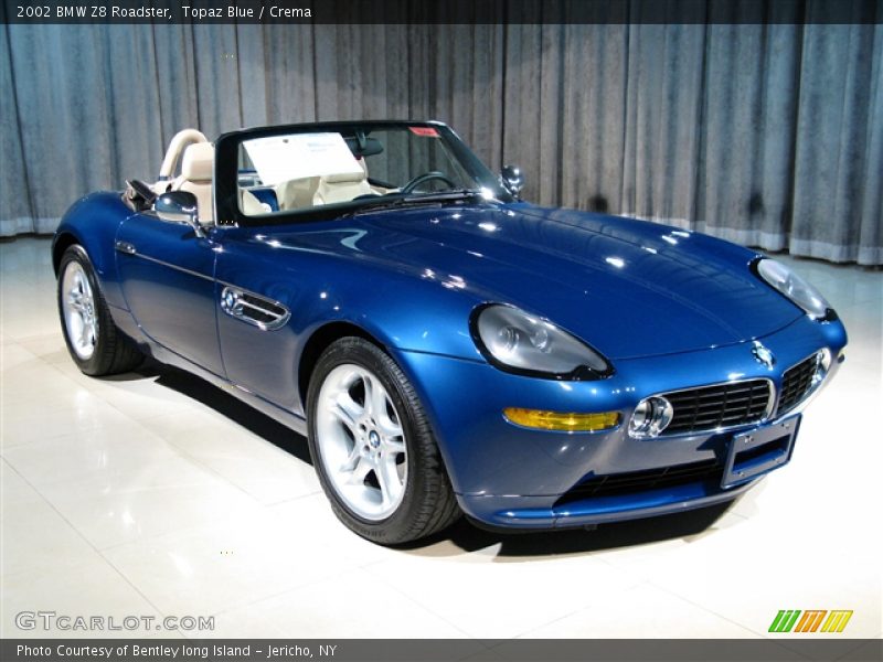 Topaz Blue / Crema 2002 BMW Z8 Roadster