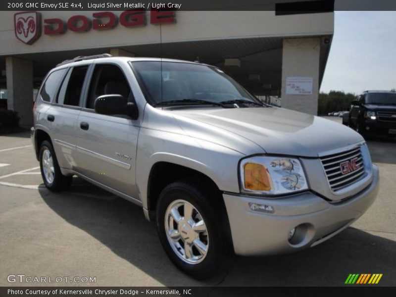 Liquid Silver Metallic / Light Gray 2006 GMC Envoy SLE 4x4
