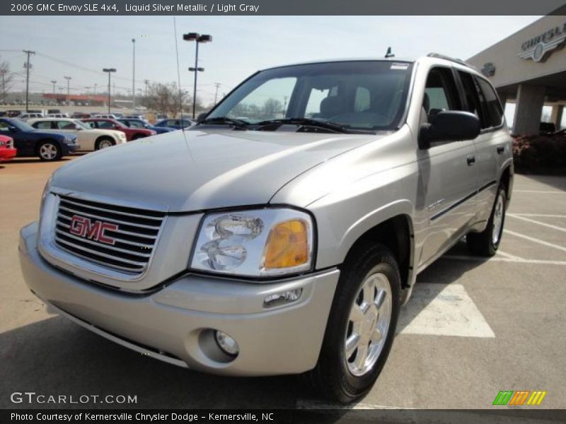 Liquid Silver Metallic / Light Gray 2006 GMC Envoy SLE 4x4