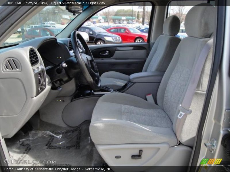 Liquid Silver Metallic / Light Gray 2006 GMC Envoy SLE 4x4