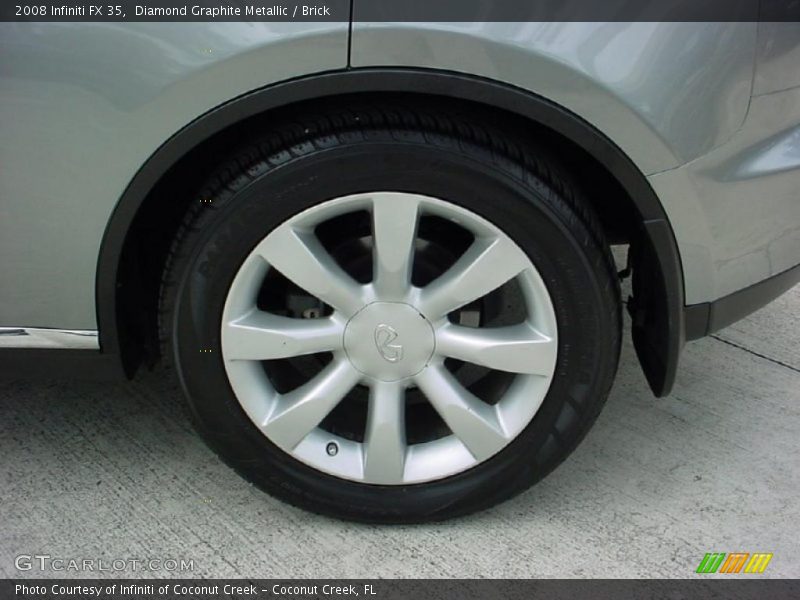 Diamond Graphite Metallic / Brick 2008 Infiniti FX 35